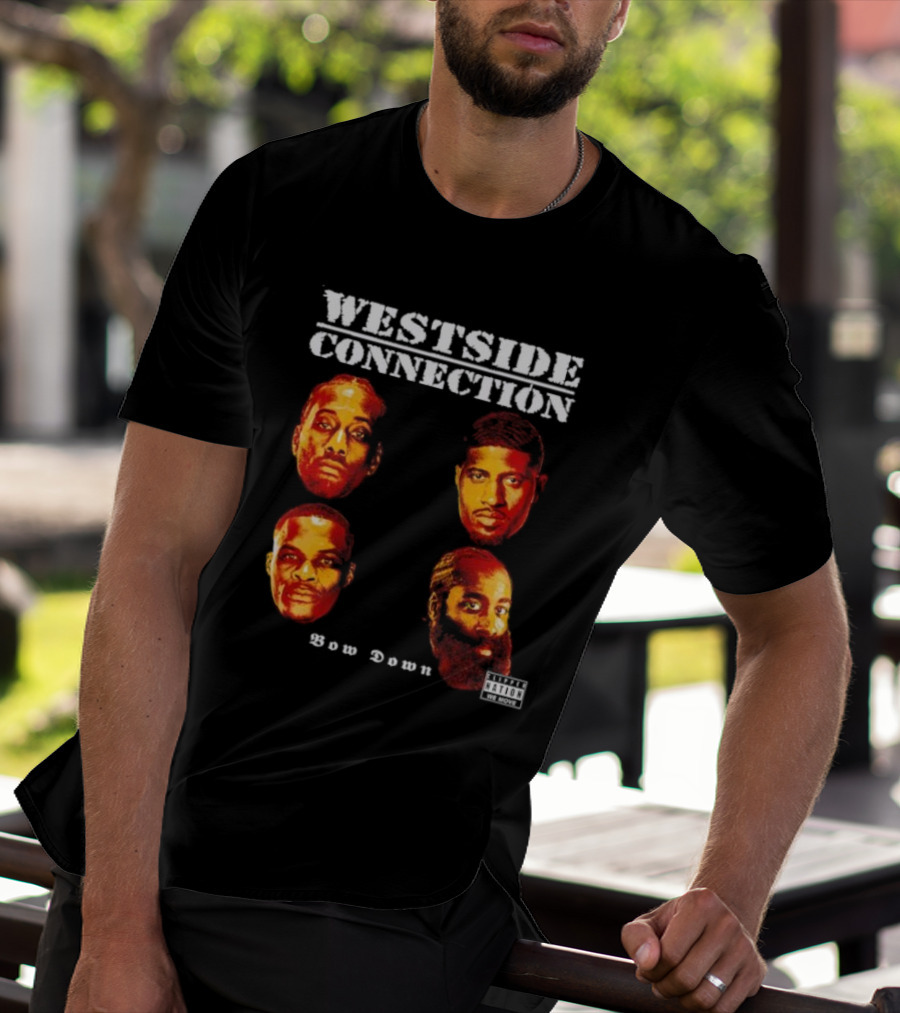 Westside Connection Bow Down Album Cover Featuring Faces T-Shirt