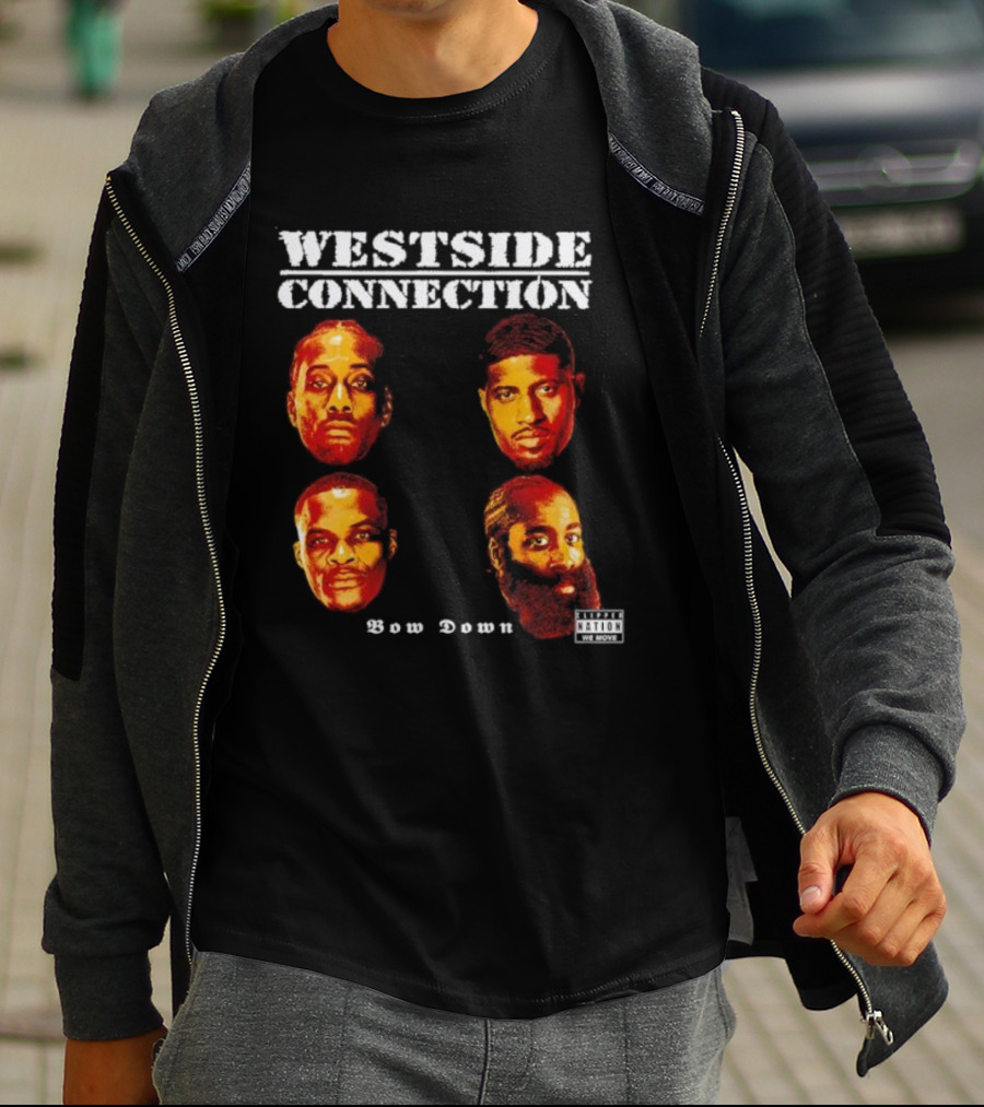 Westside Connection Bow Down Album Cover Featuring Faces T-Shirt