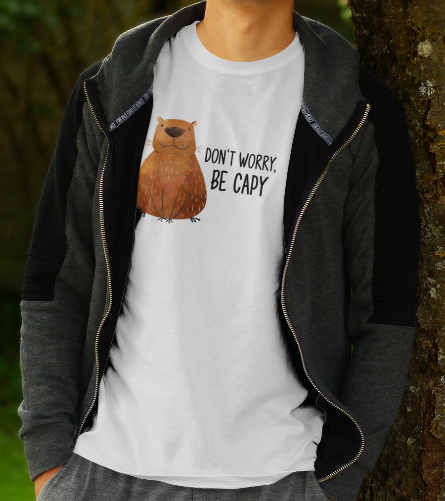 Capybara Don't Worry Be Capy T-Shirt