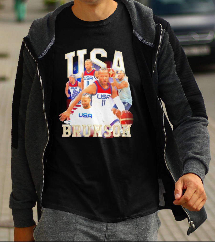 USA Brunson Basketball FIBA T-Shirt
