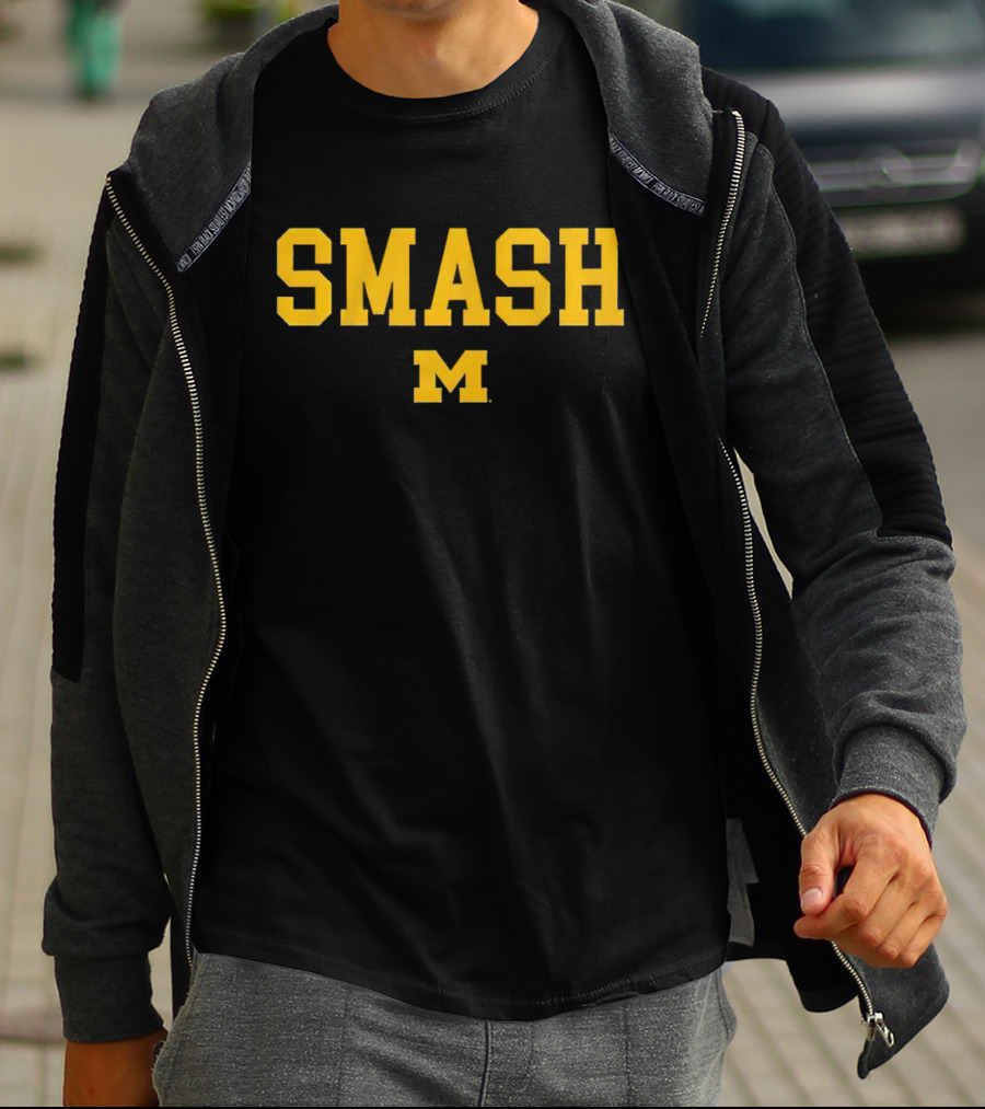 Michigan Wolverines Smash M T-Shirt