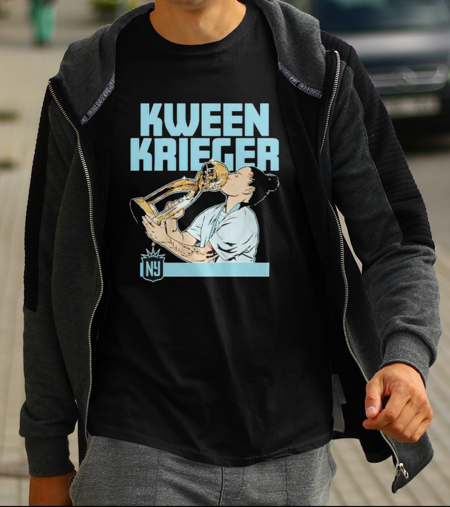 NY GOTHAM FC Kween Krieger Trophy Moment T-Shirt