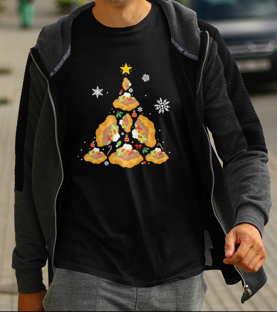 Oh Taco Christmas Tree Festive Holiday Taco Christmas Tree T-Shirt
