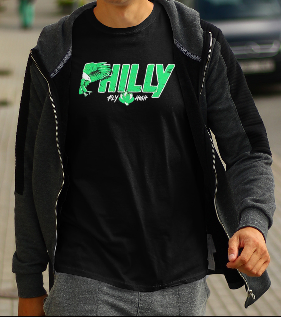 Philadelphia Eagles Philly Fly High Football T-Shirt