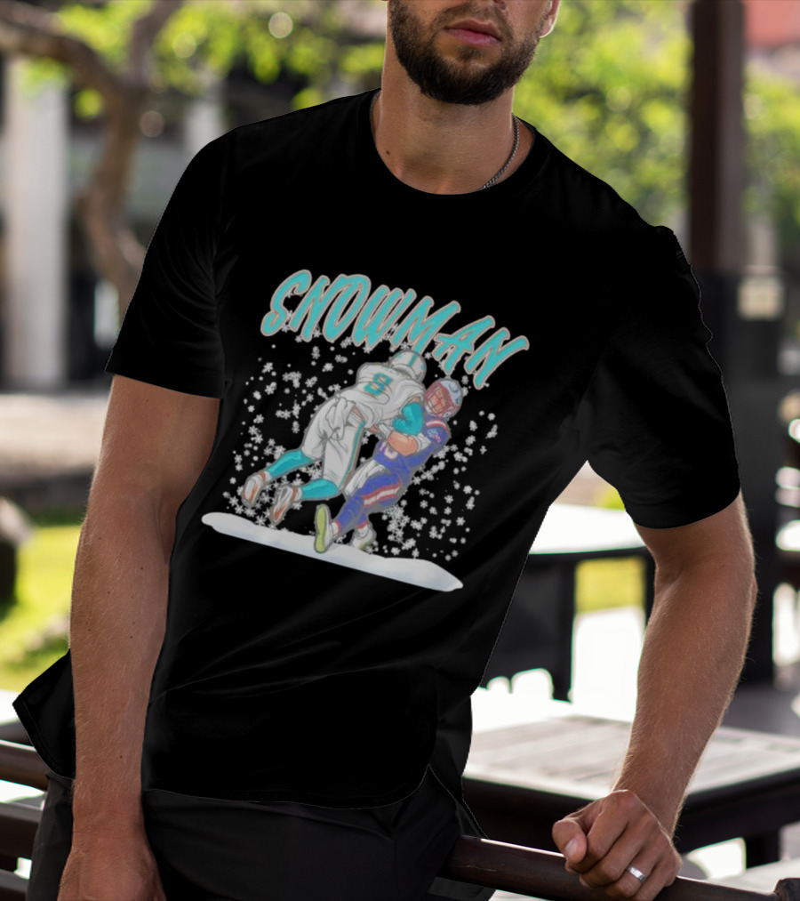 SNOWMAN Jevon Holland Tackle Football Action Scene T-Shirt
