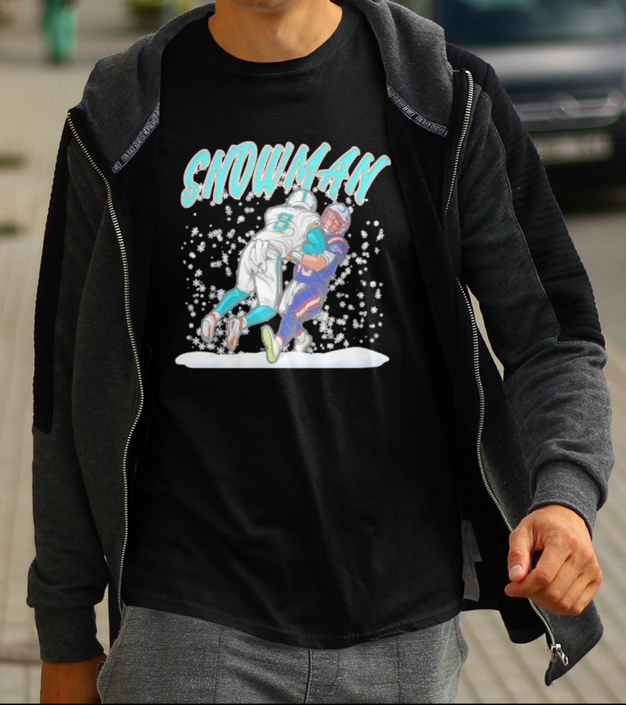 SNOWMAN Jevon Holland Tackle Football Action Scene T-Shirt