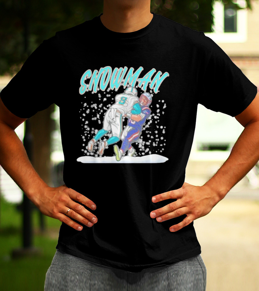 SNOWMAN Jevon Holland Tackle Football Action Scene T-Shirt