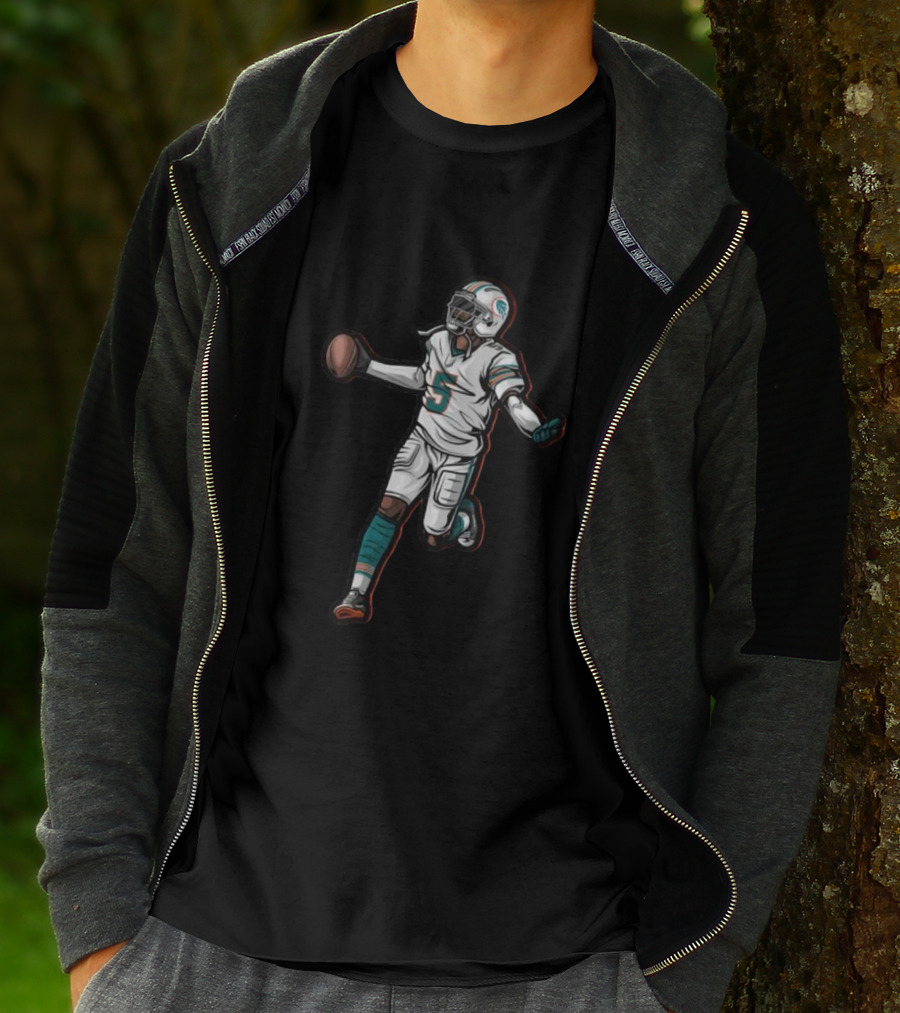 Miami Dolphins Jalen Football Player Number 5 T-Shirt