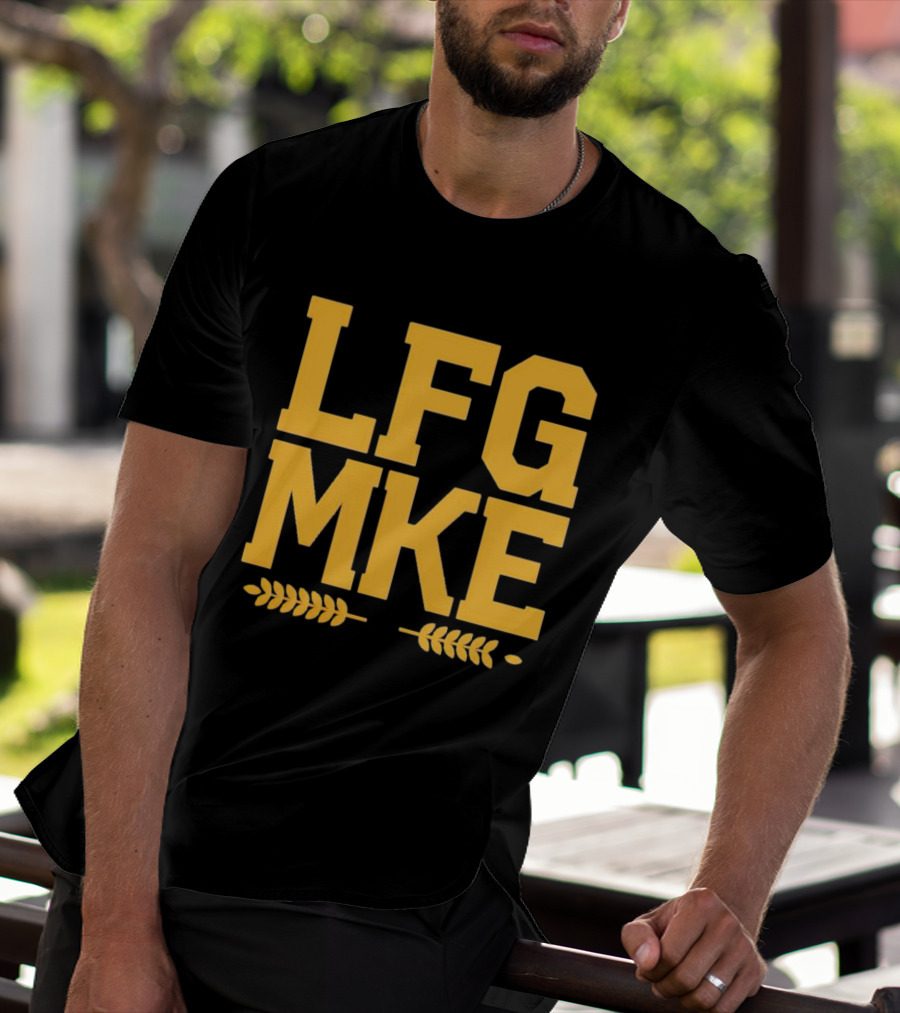 Milwaukee Brewers LFG MKE Wheat Stalks T-Shirt
