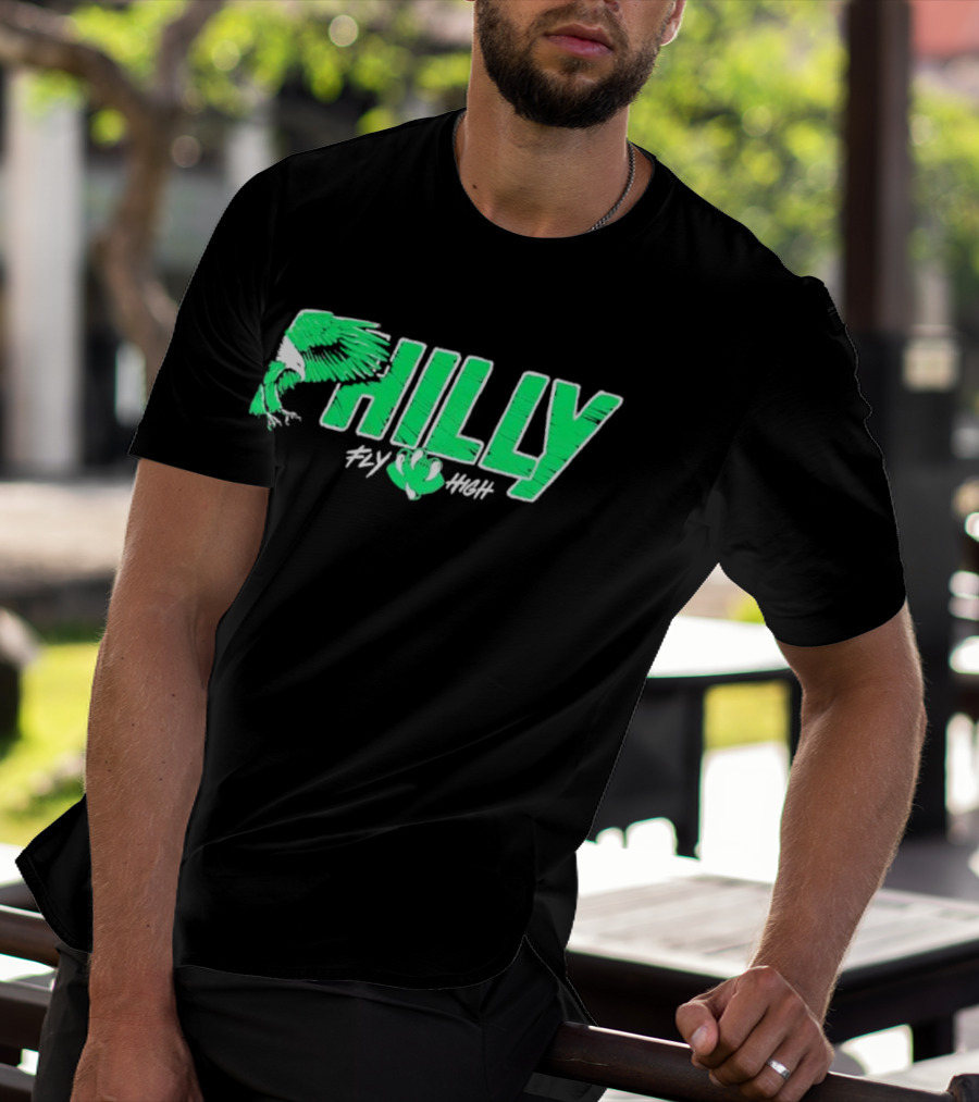 Philly Fly High Football Eagle T-Shirt
