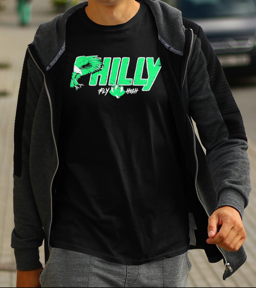 Philly Fly High Football Eagle T-Shirt