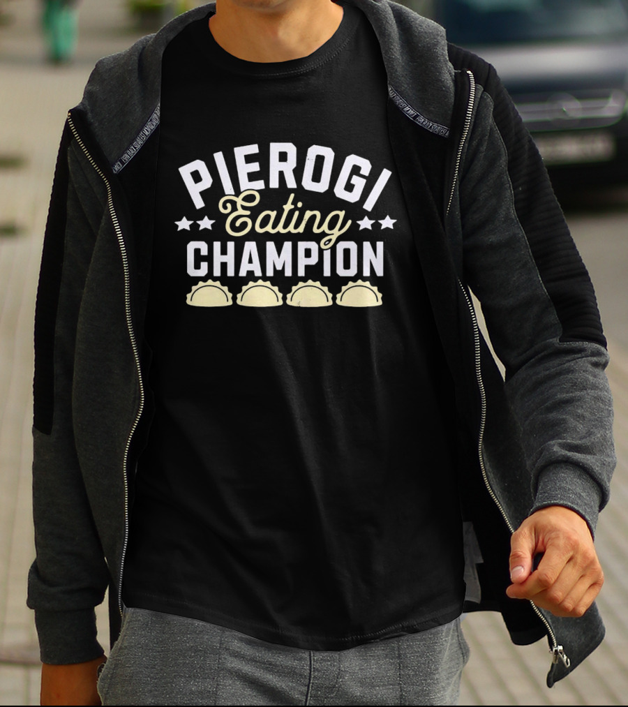 Pierogi Eating Champion Stars And Dumplings T-Shirt
