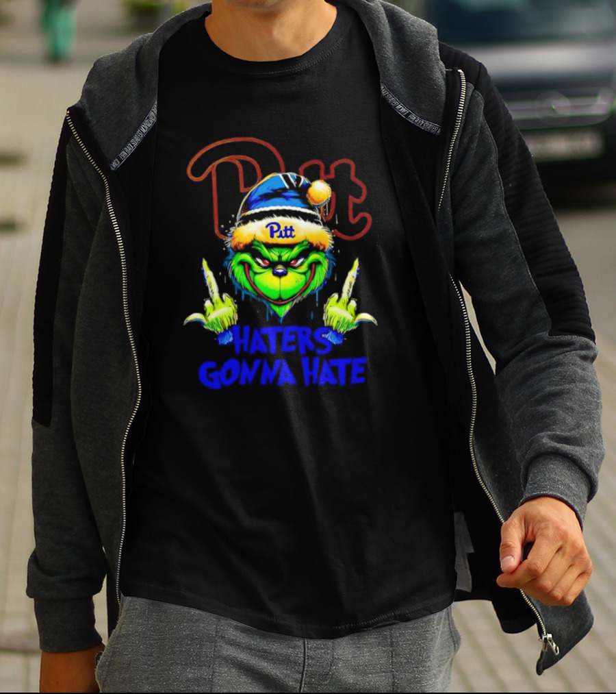 Pittsburgh Panthers Grinch Pitt Haters Gonna Hate T-Shirt