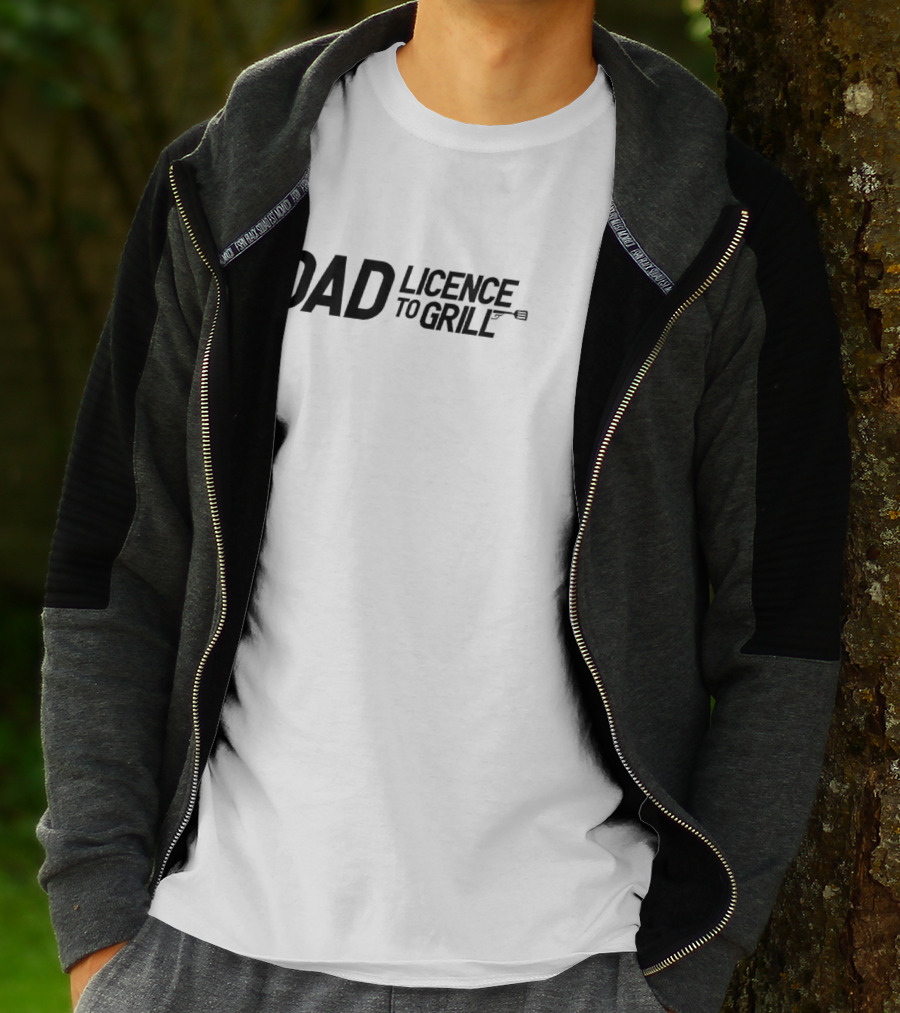 Dad Licence To Grill BBQ Spatula T-Shirt