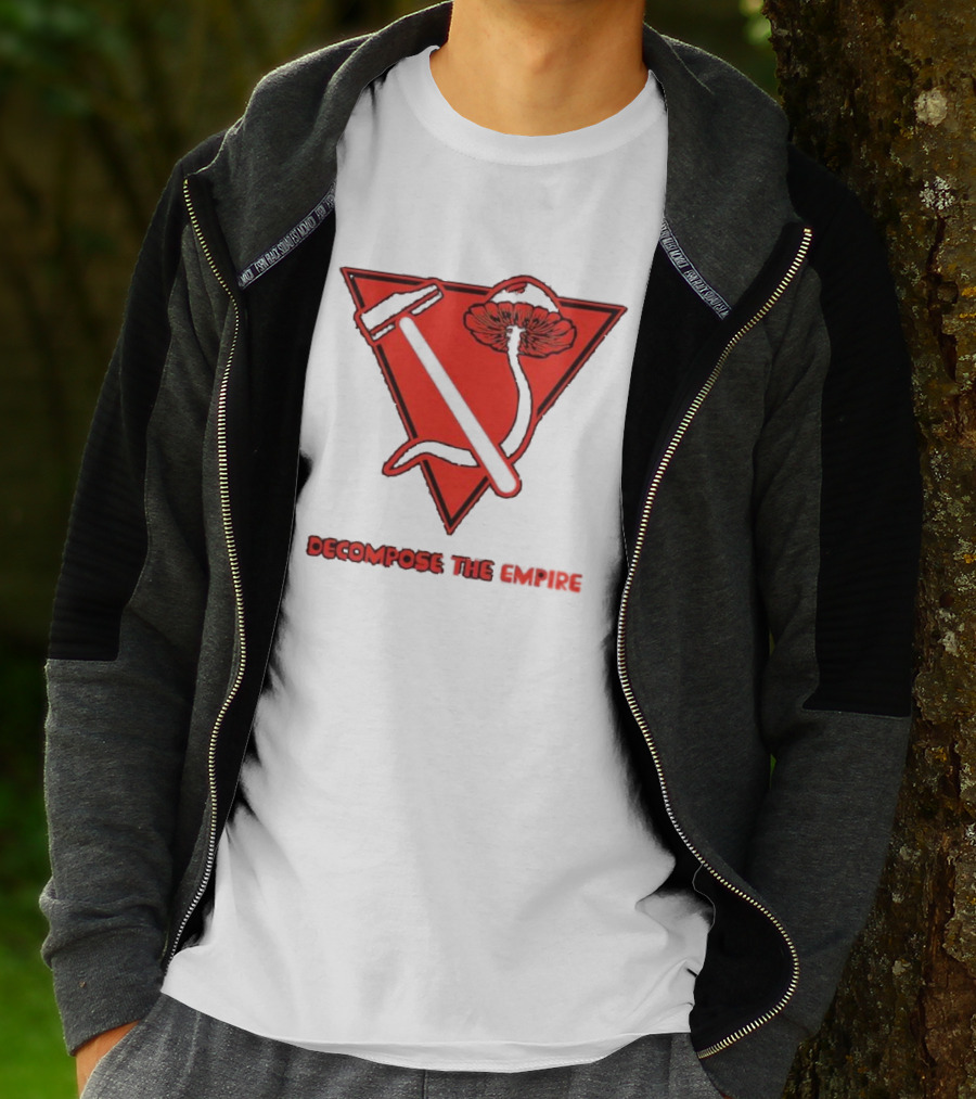 Decompose The Empire Mushroom Hammer Triangle T-Shirt