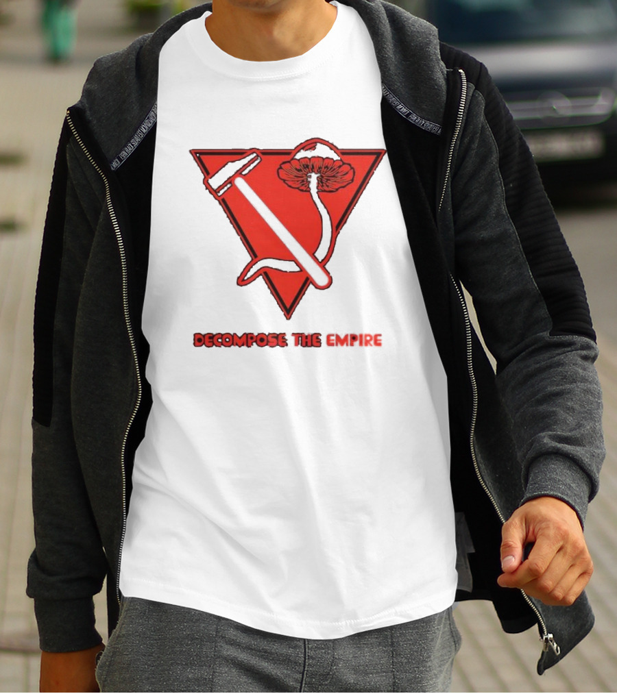 Decompose The Empire Mushroom Hammer Triangle T-Shirt