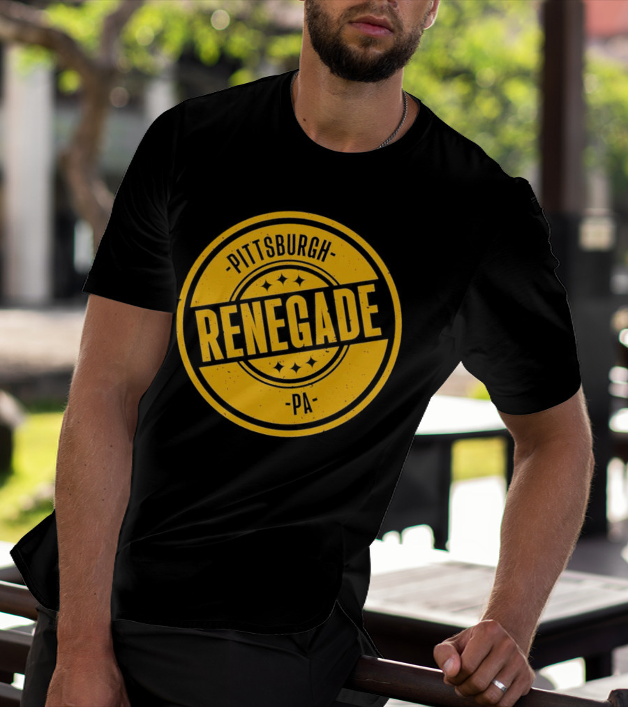 Pittsburgh Renegade PA Vintage Badge T-Shirt