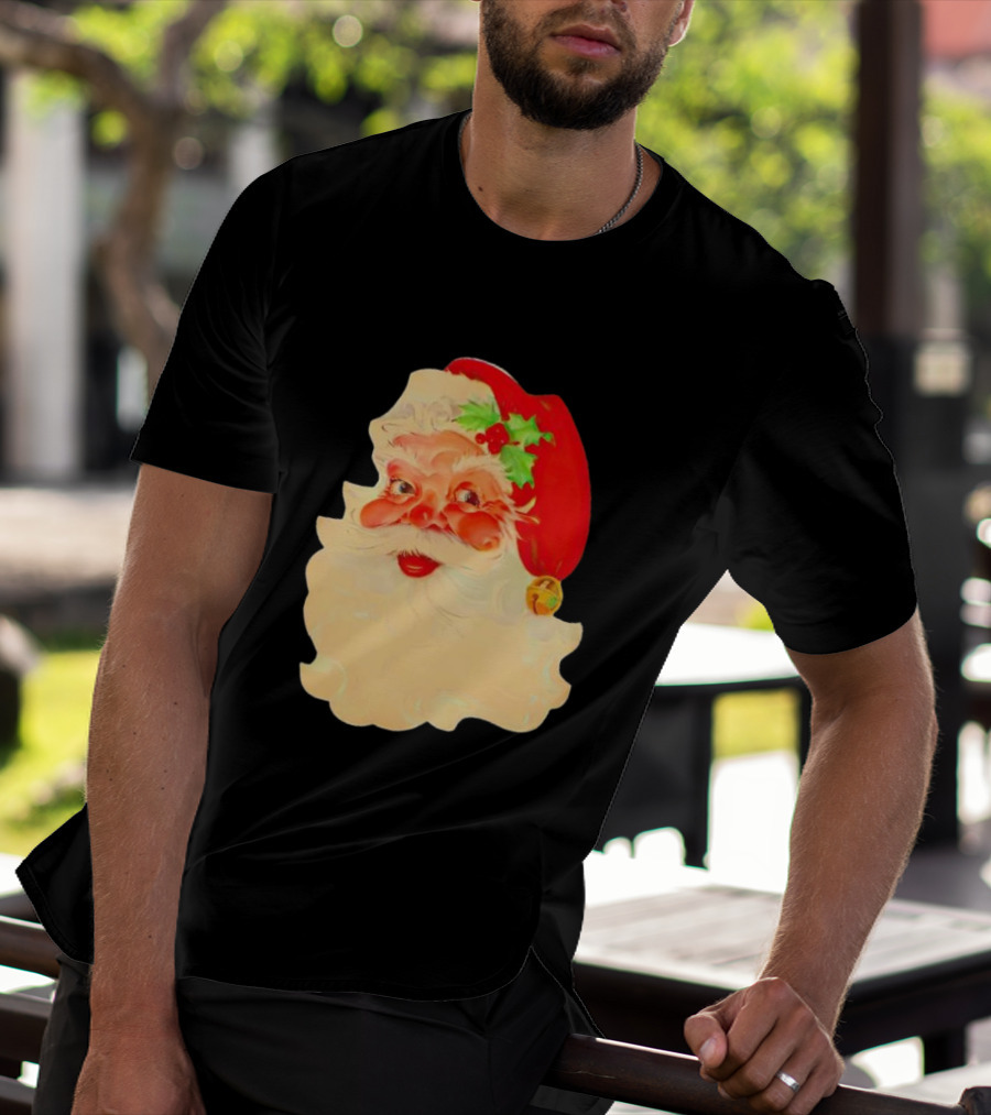 Santa Claus Vintage 1960s Christmas Nostalgia T-Shirt