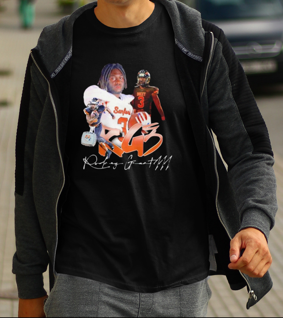 Rockey Grant RG3 Sanford Heavy 3 Football T-Shirt
