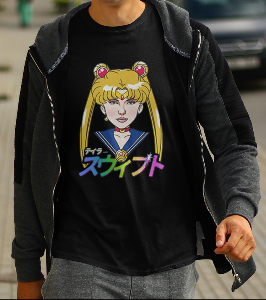 Sailor Moon Taylor Swift Anime Crossover Meme T-Shirt