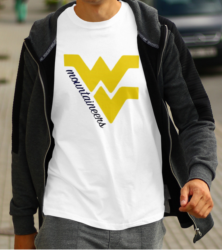 WVU Mountaineers Yellow WV T-Shirt