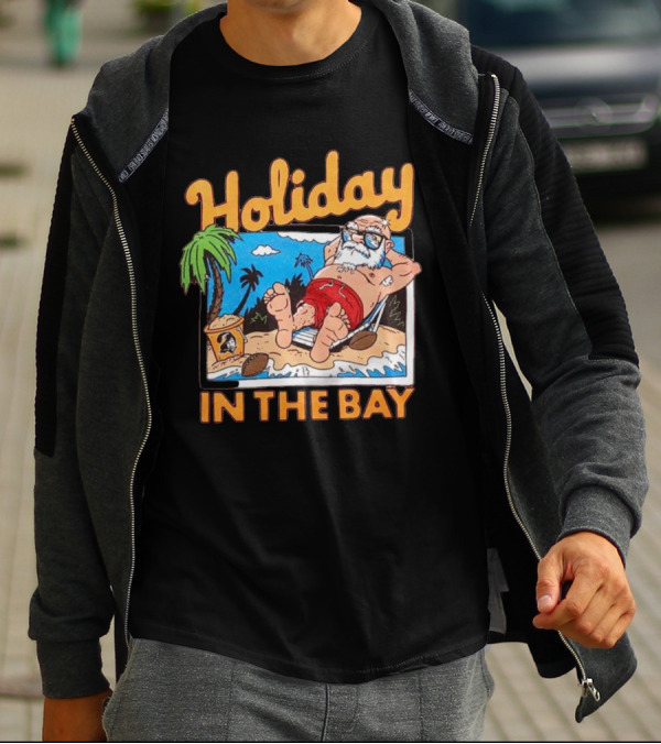 Holiday In The Bay Tampa Bay Buccaneers Christmas T-Shirt