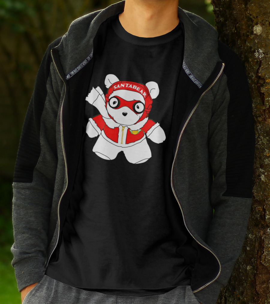 Santa Bear Aviator Christmas Minnesota T-Shirt