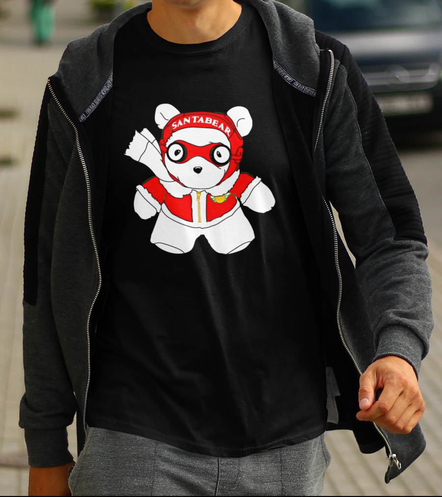 Santa Bear Aviator Christmas Minnesota T-Shirt