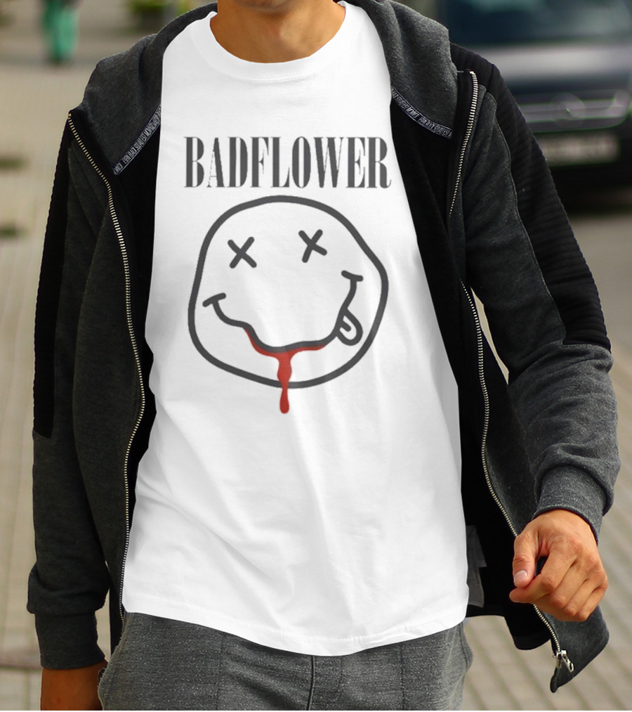 Badflower Smile Dripping Face T-Shirt
