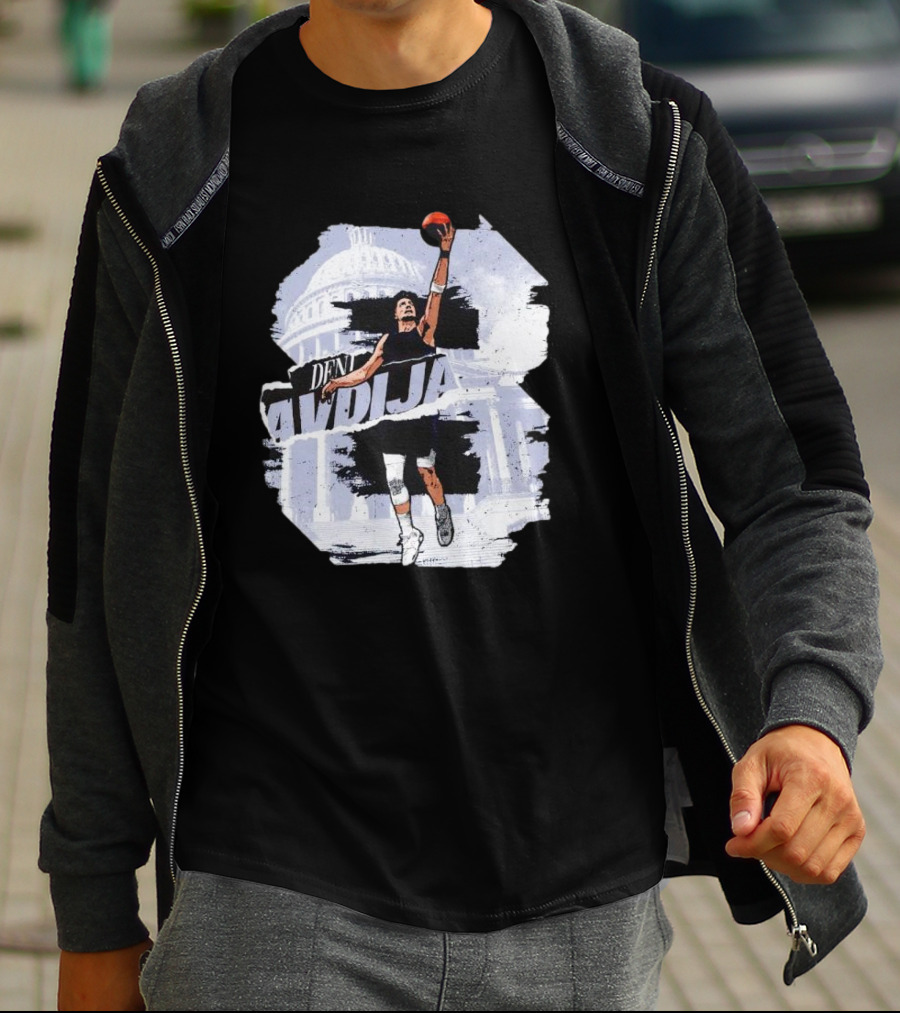 Deni Avdija Basketball Washington Capitol T-Shirt