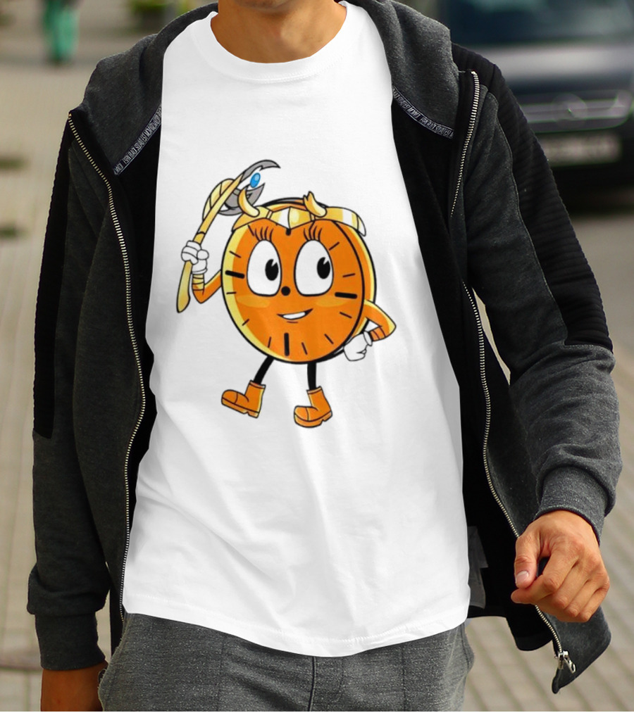 Time For Glorious Purpose Clock Character With Scepter T-Shirt