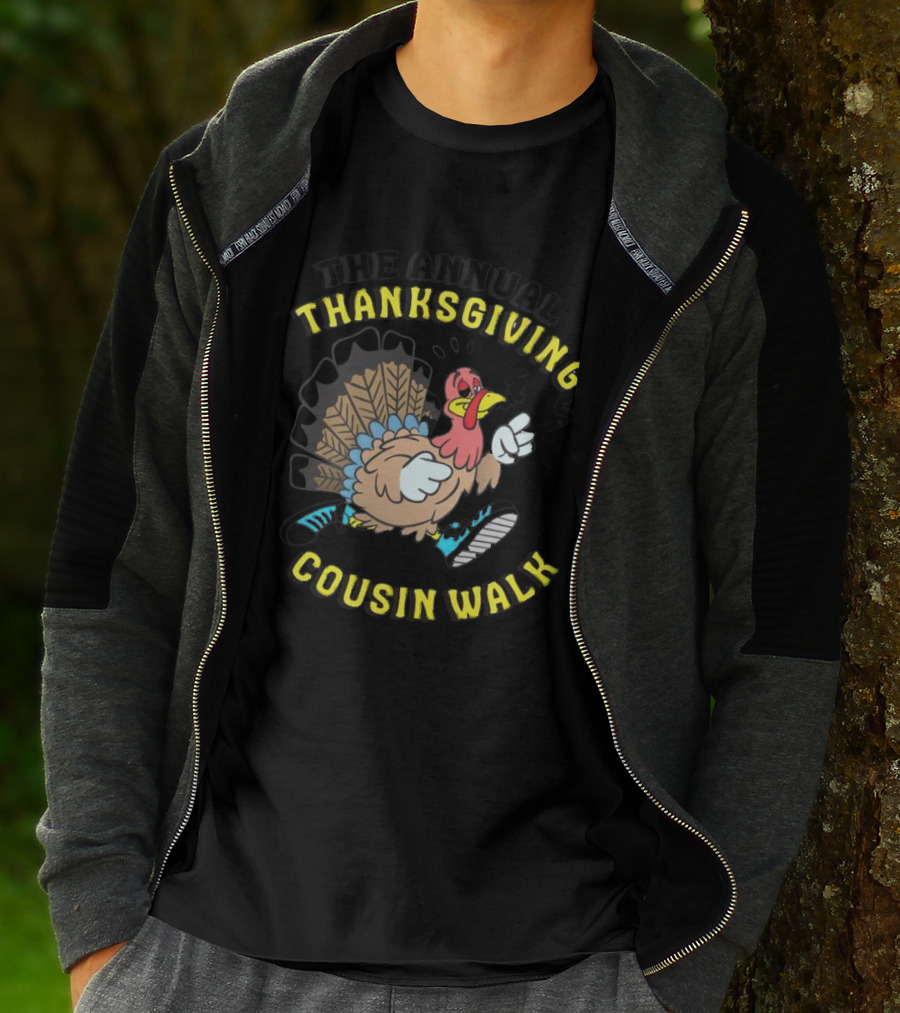 Thanksgiving Turkey Annual Cousin Walk Thanksgiving Turkey T-Shirt