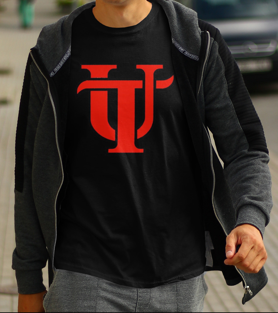 University Of Tampa UT Red Text T-Shirt