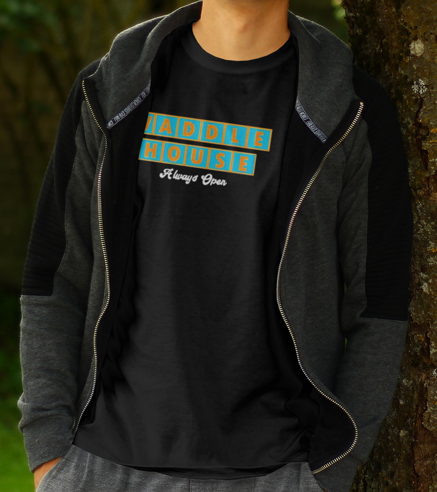 Waddle House Always Open Penguins T-Shirt