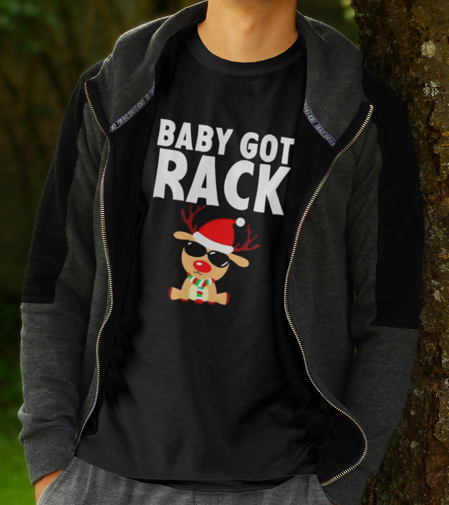 Baby Got Rack Reindeer Christmas T-Shirt