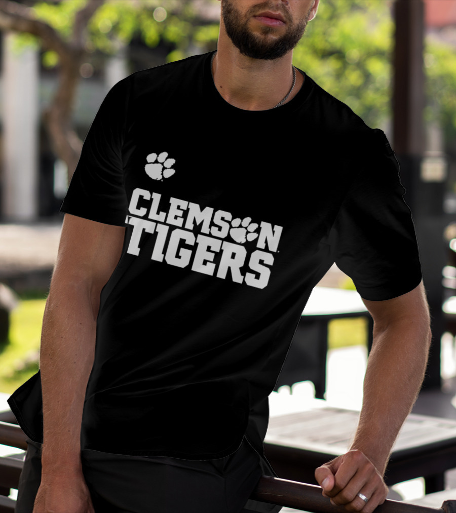 Clemson Tigers Logo Paw T-Shirt