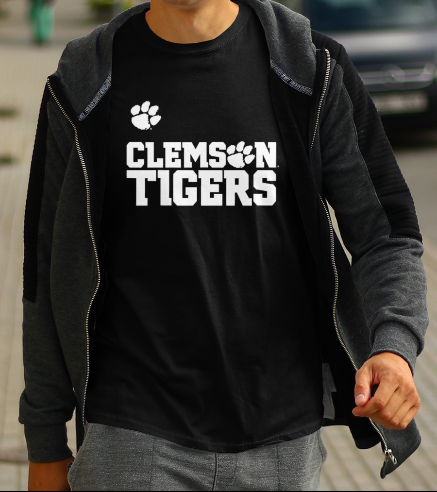 Clemson Tigers Logo Paw T-Shirt