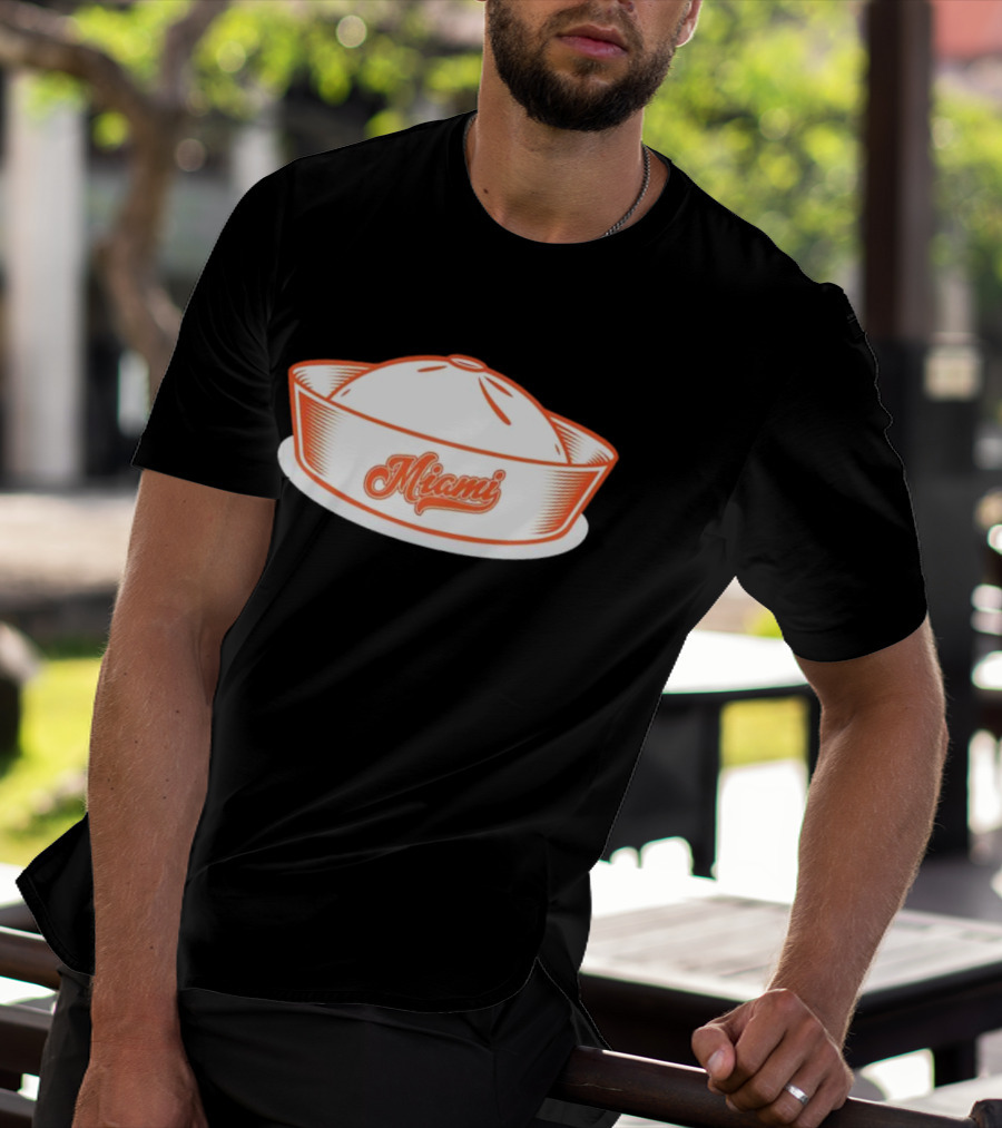 Miami Sailor Hat T-Shirt