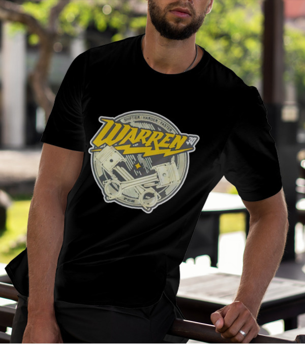 Shiftier Harder Faster Warren 30 Racing Engine Pistons T-Shirt
