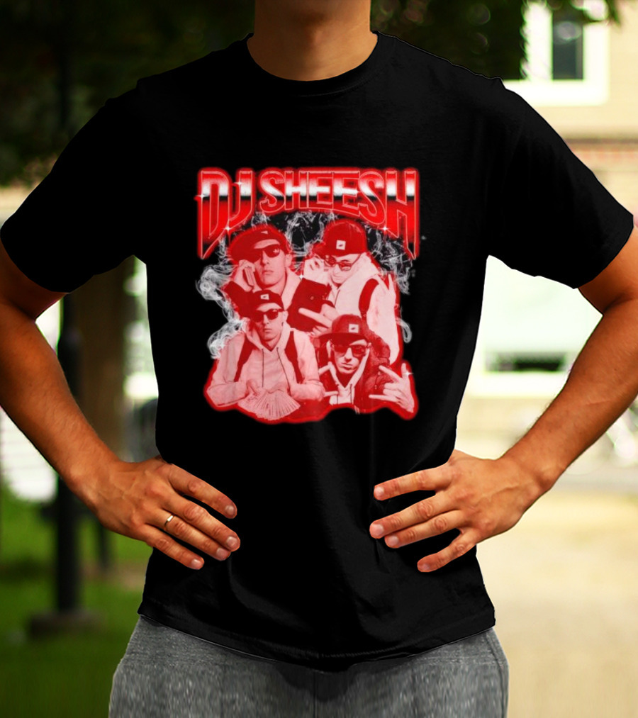 DJ Sheesh Smoking Cool Vibes With Cyclops Crew T-Shirt