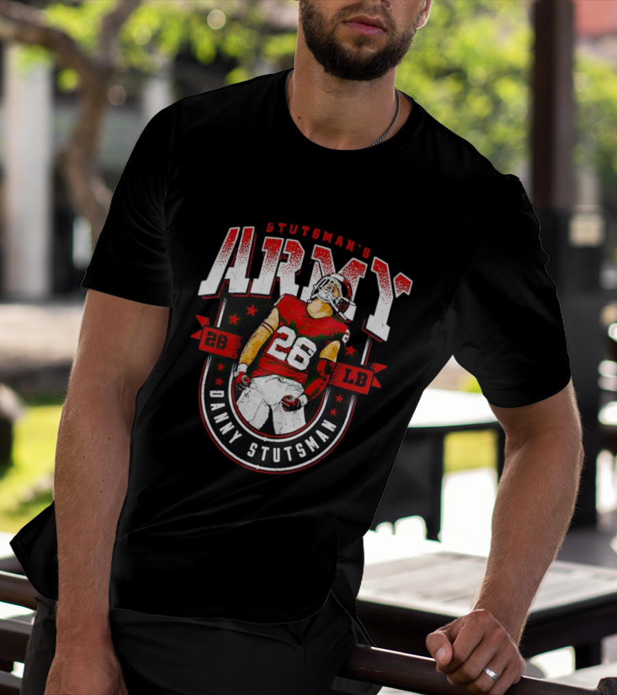 Danny Stutsman Stutsman’s Army 28 LB Football Hero T-Shirt
