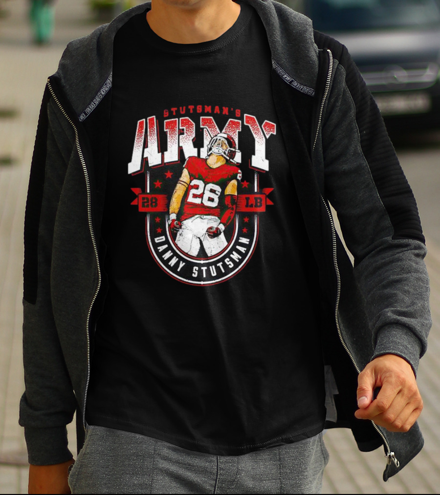 Danny Stutsman Stutsman’s Army 28 LB Football Hero T-Shirt