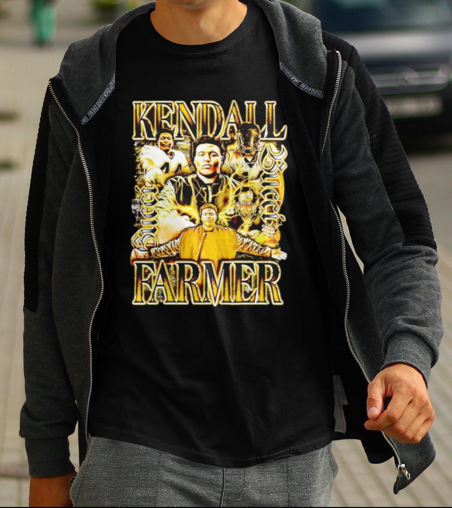 Kendall Buccii Farmer Appalachian Football Star T-Shirt
