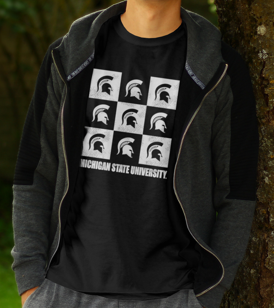Michigan State University Spartan Checkerbox T-Shirt