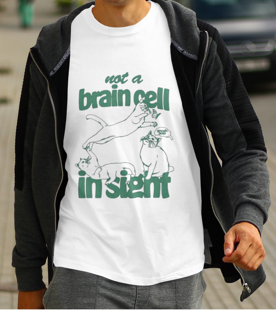 Not A Brain Cell In Sight Snoot Boopers Cats T-Shirt