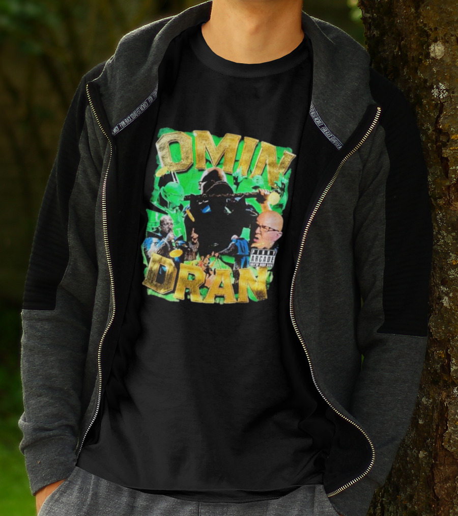 OMIN DRAN Arcade Vintage Parental Advisory T-Shirt