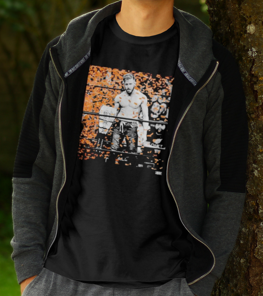 Orange Cassidy AEW Champion Confetti T-Shirt