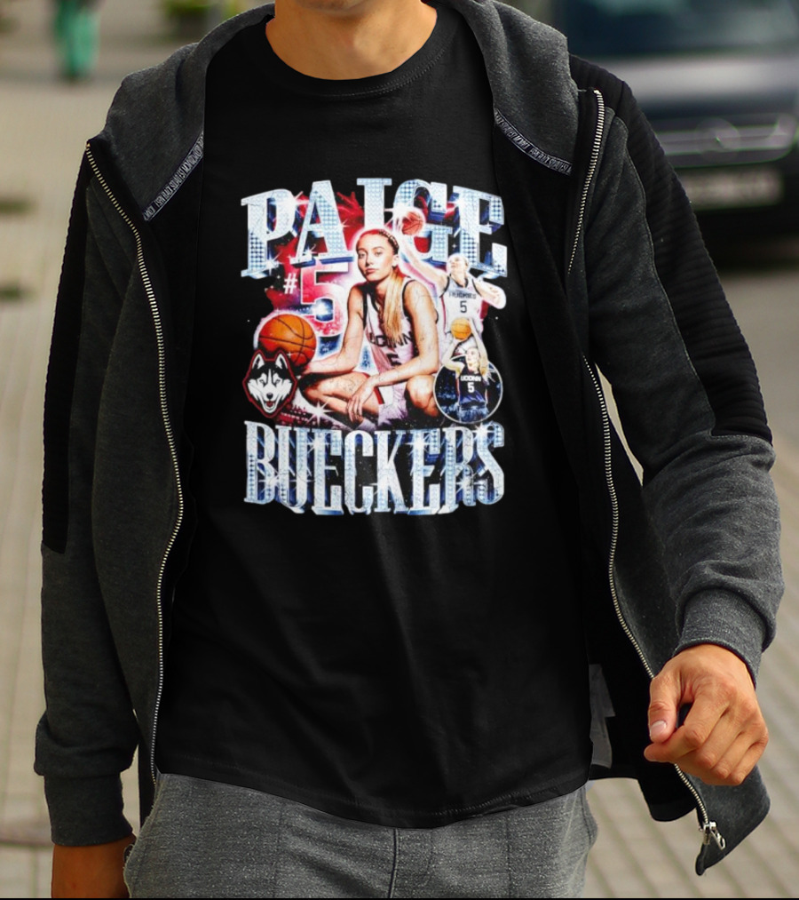 PAIGE #5 BUECKERS UCONN HUSKIES BASKETBALL VINTAGE T-Shirt