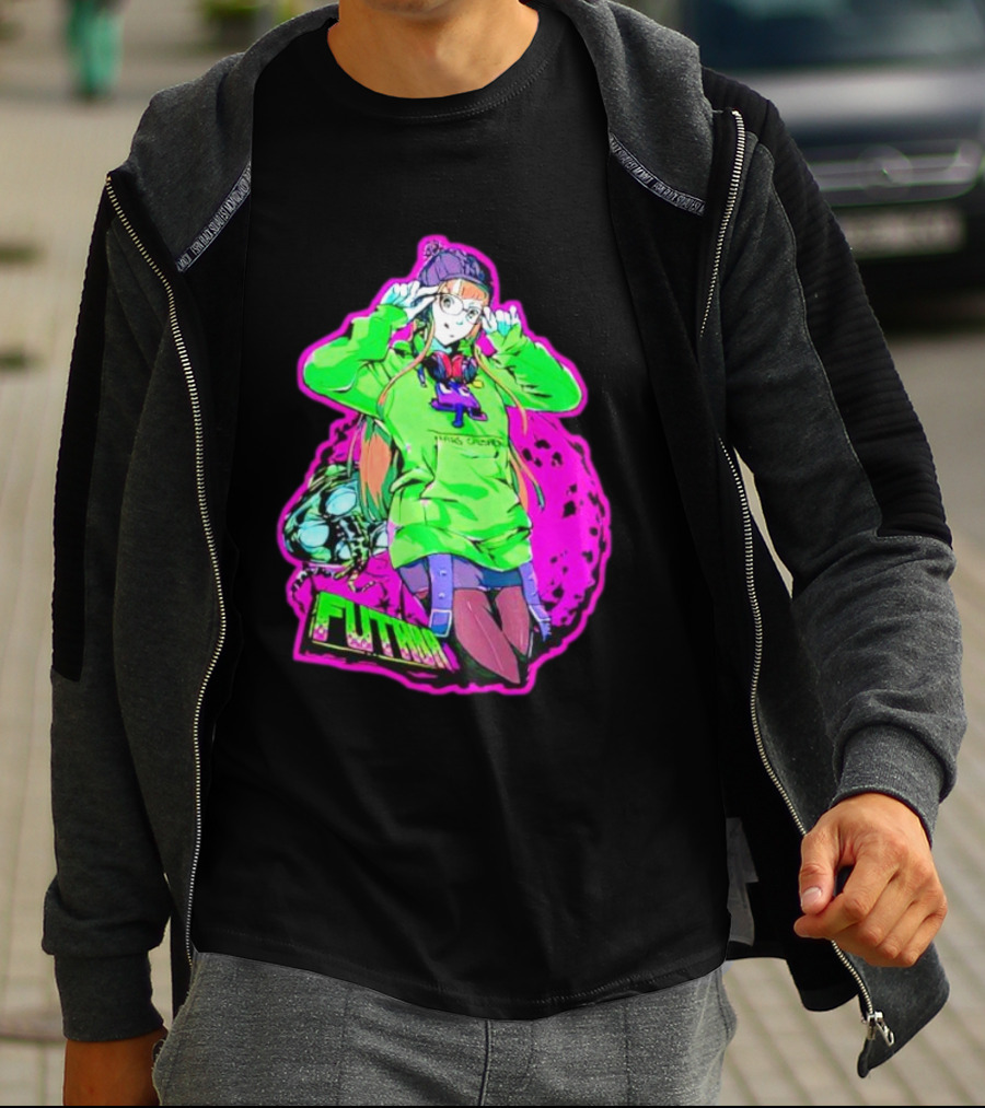 Persona 5 Futaba Sakura Neon Style T-Shirt