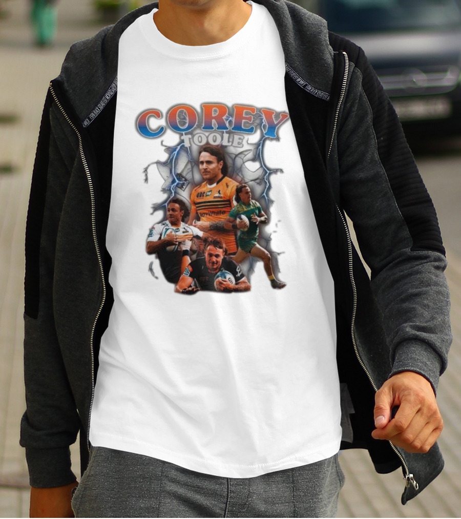 Corey Toole Rugby Lightning Vintage T-Shirt